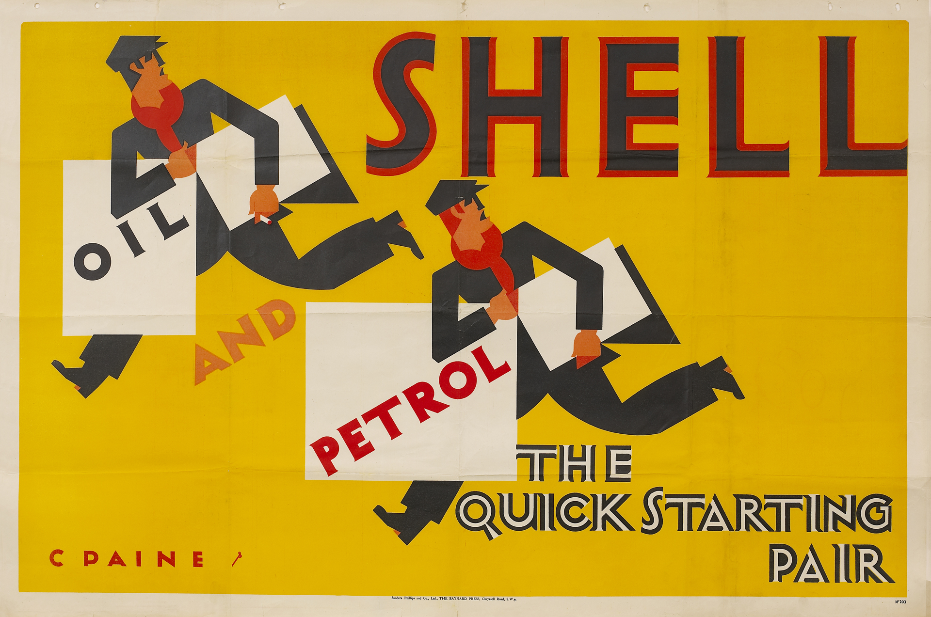 Poster of The Quick Starting Pair - Newsboys by Charles Paine, 1928