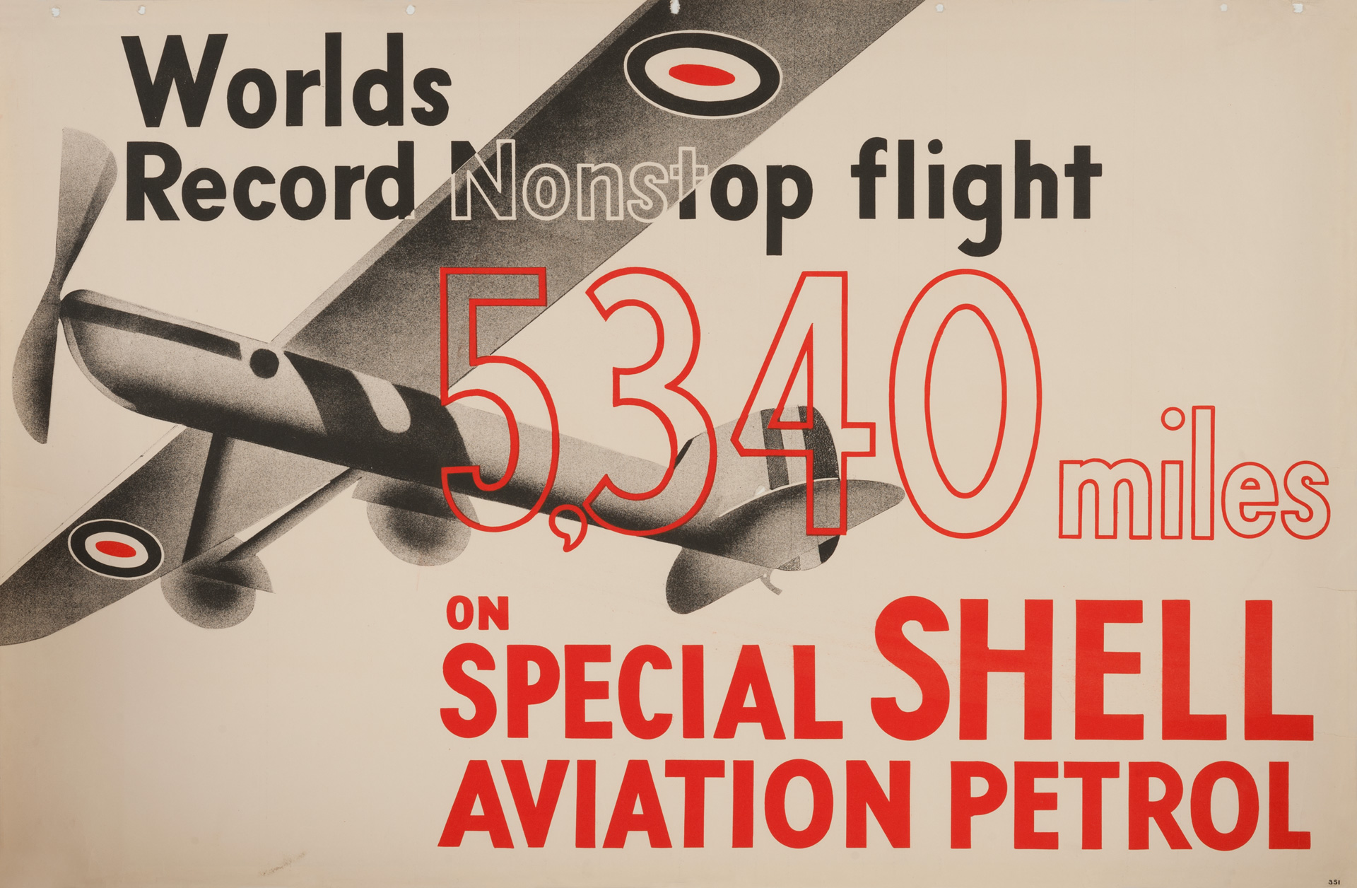 Postcard - World Record Non-Stop Flight, 1933