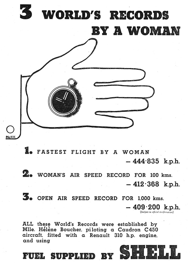 Poster of 3 World's Records by a Woman, 1934