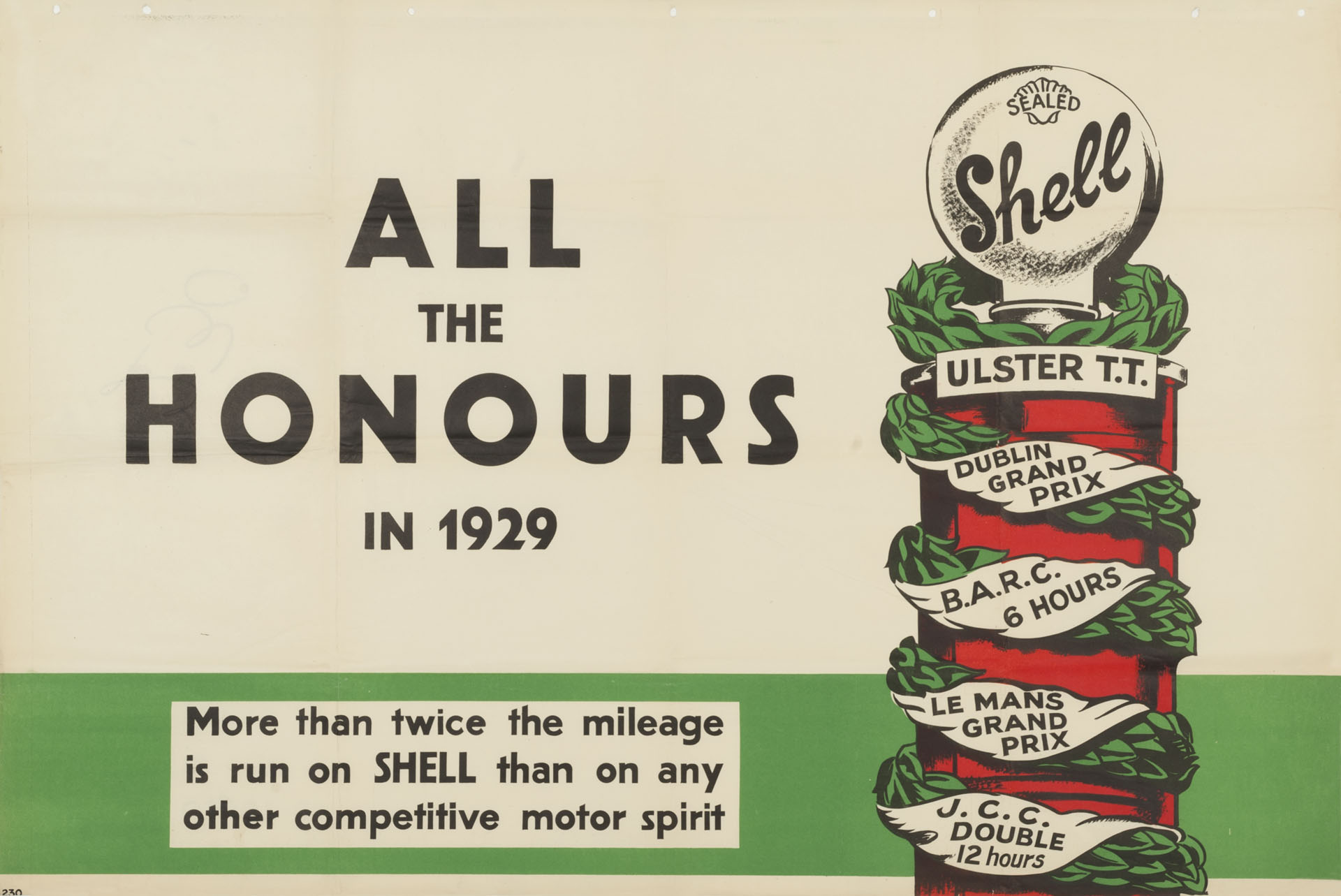 Poster of All The Honours, 1929