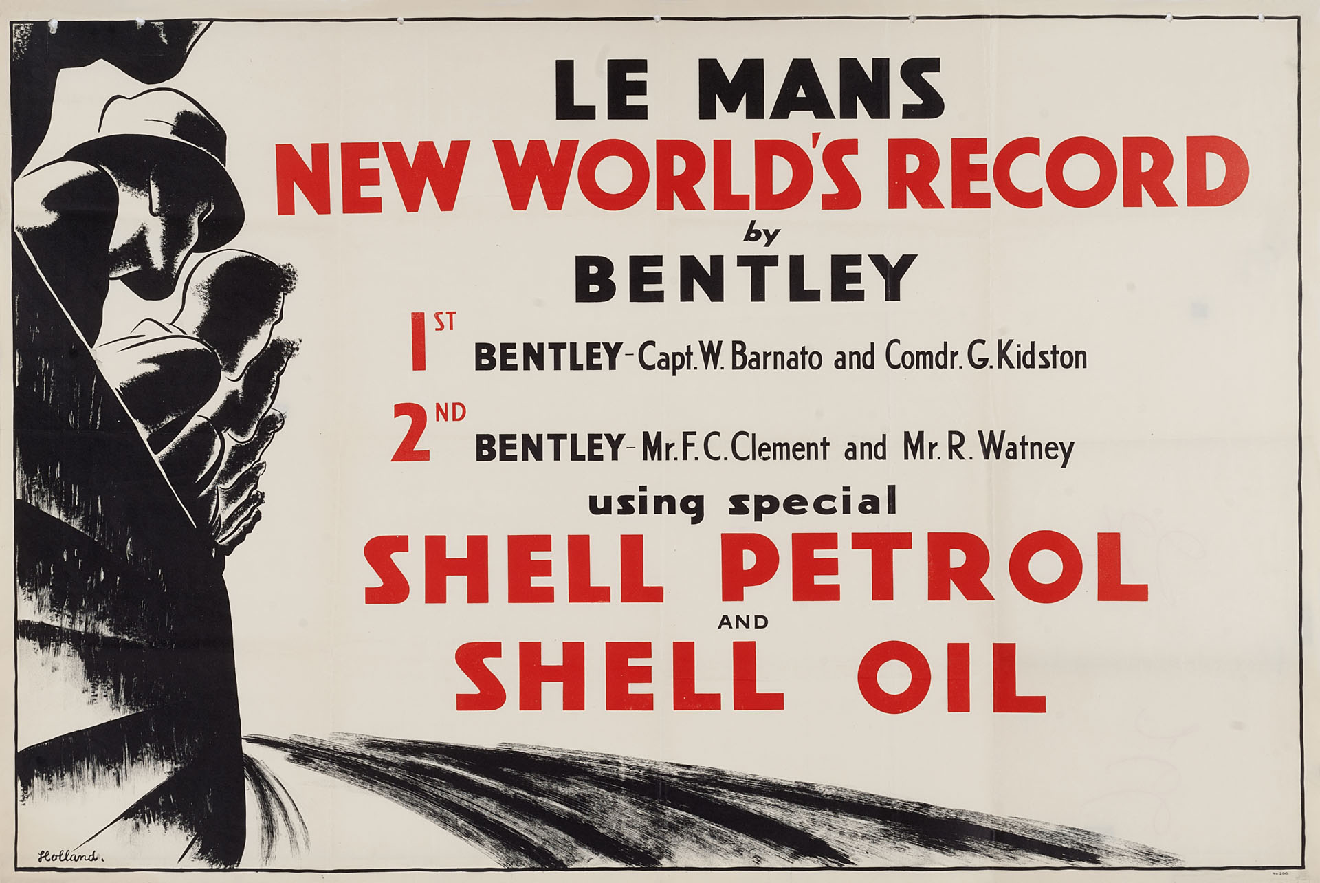 Poster of Le Mans New World's Record, Bentley, 1930