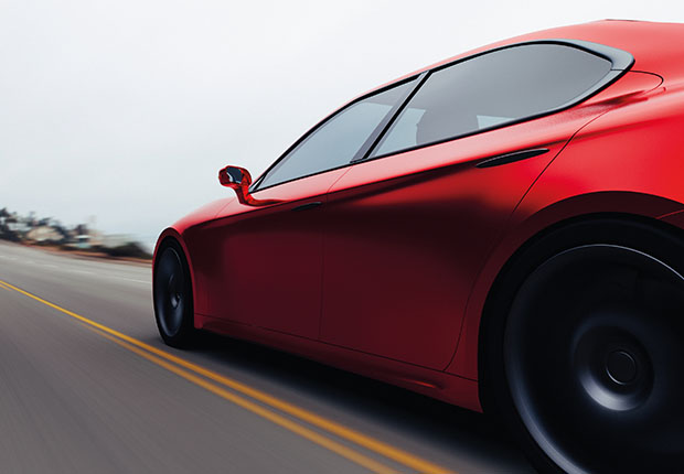 photo of a red car