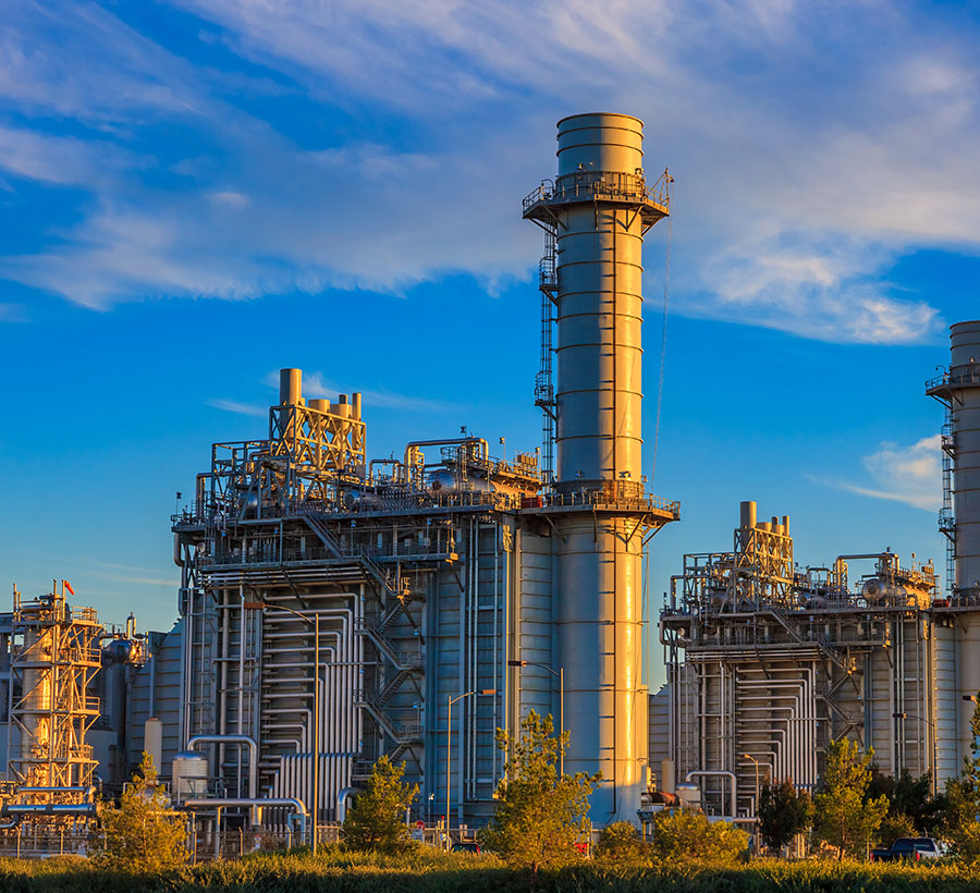 photo of a refinery